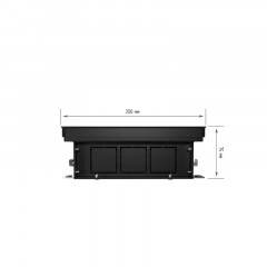 Внутрипольный конвектор Royal Thermo Atrium 75/200/2500-DG-U-LB