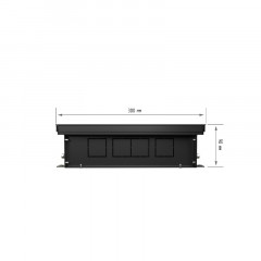 Внутрипольный конвектор Royal Thermo Atrium 90/300/1900-DG-U-AU