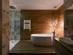 Электрический полотенцесушитель Atlantic Theola Plug NW 250W белый узкий