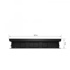 Внутрипольный конвектор Royal Thermo Atrium 75/400/1700-DG-U-LB