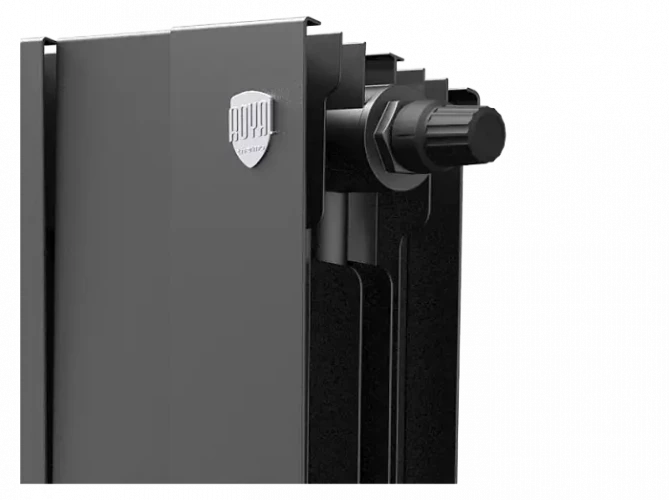 Биметаллический радиатор отопления Royal Thermo PianoForte 500 VDR80 10 секций Noir Sable