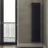 Стальной трубчатый радиатор Zehnder 2180 Charleston 14 секций (черный матовый)