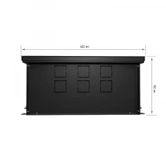 Внутрипольный конвектор Royal Thermo Atrium 190/400/1100-DG-U-BL
