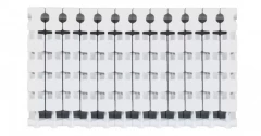 Алюминиевый радиатор отопления Fondital 500/100 Bianco Calidor Super B4 (12 секций)