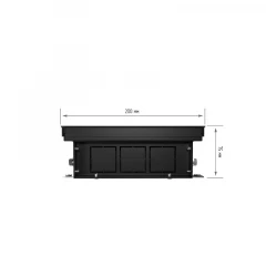 Внутрипольный конвектор Royal Thermo Atrium 75/200/2100-DG-U-BL
