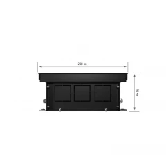 Внутрипольный конвектор Royal Thermo Atrium 90/200/1900-DG-U-BL