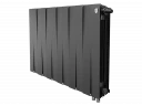 Биметаллический радиатор отопления Royal Thermo PianoForte 500 VDR80 12 секций Noir Sable