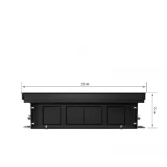 Внутрипольный конвектор Royal Thermo Atrium 75/250/2100-DG-U-BL