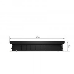 Внутрипольный конвектор Royal Thermo Atrium 75/400/1500-DG-U-AU