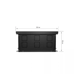 Внутрипольный конвектор Royal Thermo Atrium 150/300/1300-DG-U-BL